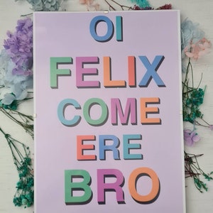 STRAY KIDS kpop felix poster!