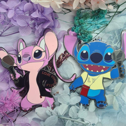 BTS♡ARMYピンバッジ BTS Army X Stitch and Angel - Etsy