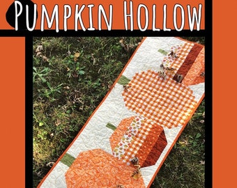 Pumpkin Hollow Quilt Pattern by Villa Rosa*Pumpkin Quilt*Fall Quilt Pattern*Autumn Quilt*Pumpkin Pattern*Pumpkin Hollow Pattern*Pumpkins