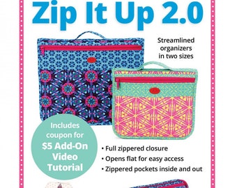 Zip It Up 2.0 Pattern by Annie