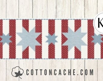 Starstruck Stripes Table Runner Kit Featuring Old Glory by Lella Boutique (CCK 100125)