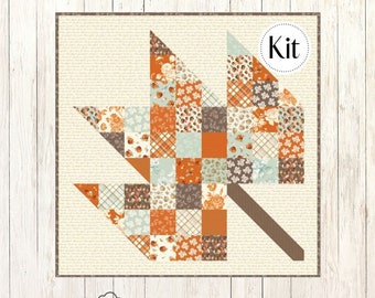 Maple Leaf Quilt Kit Featuring Shades of Autum by My Mind's Eye (CCK 10088)