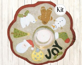 Bareroots Christmas Candle Mat Kit