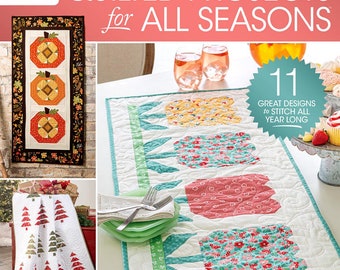 Quilted Projects for All Seasons Pattern Book from Annie's*Seasonal Quilts*Seasonal Quilt Patterns*Seasonal Runners*Seasonal Pillows*