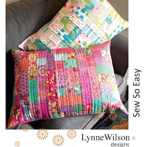 Snuggle Pillow Pattern by Lynne Wilson Designs*Pillow Pattern*Throw Pillows*Decorator Pillow*Pillows*Accent Pillow Pattern*Easy Pillow*