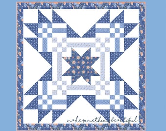 Barn Star 6 Quilt Pattern by Coriander Quilts