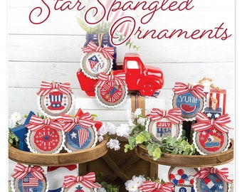 Star Spangled Ornaments Cross Stitch Pattern by Its Sew Emma