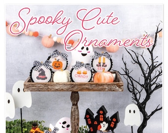 Spooky Cute Ornaments Cross Stitch Pattern by Its Sew Emma*Counted Cross Stitch Pattern*Halloween Cross Stitch*Cross Stitch Ornaments*Fall