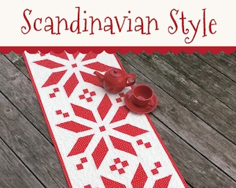 Scandinavian Style Table Runner Pattern