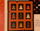 Pieces From My Heart Casual Friday Pattern Halloween Pattern Halloween Quilt Halloween Table Runner Witch Pattern Witch Quilt Pattern Witch