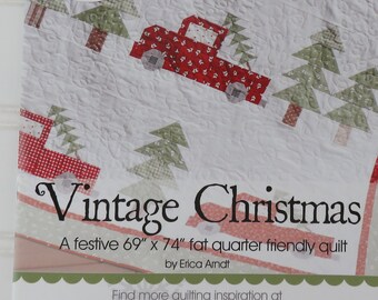 Download Christmas Quilt Kit Etsy PSD Mockup Templates