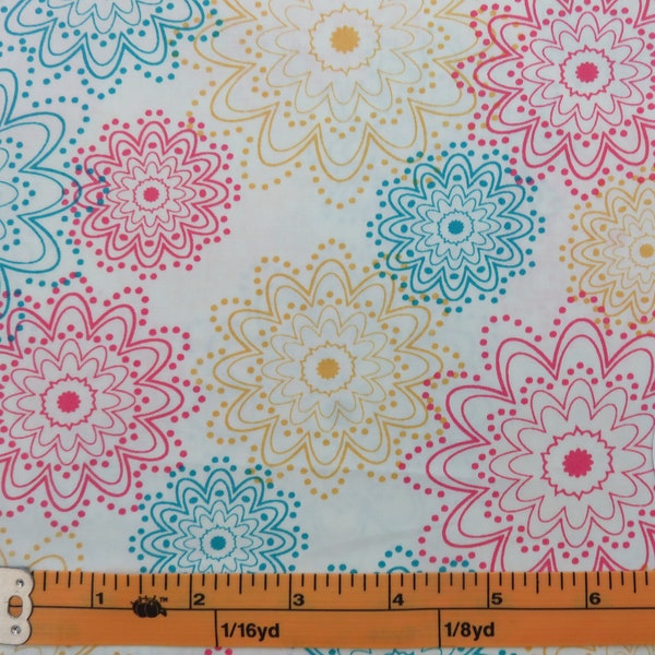 AGF Festival Sparkles*ESS-2403*Pink Low Volume*Blue Floral*Low Volume Fabric*Background Fabric*Large Floral*Summer Floral*Low Volume Floral*