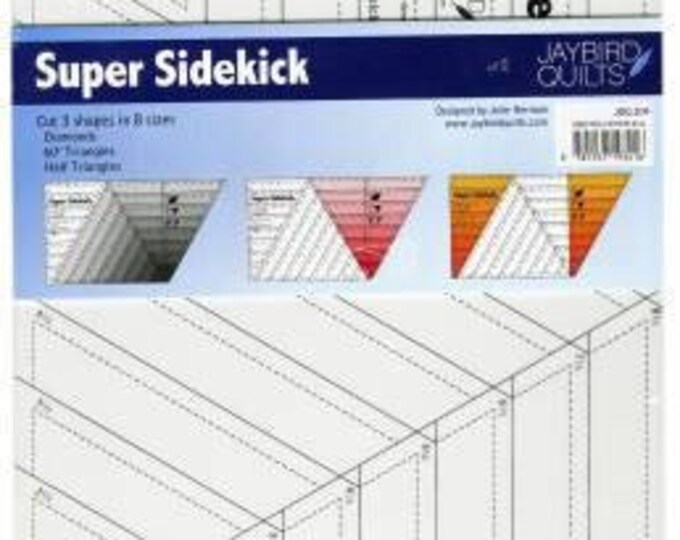 Super Sidekick Ruler by Jaybird Quiltssidekick Rulertriangle Rulerhalf
