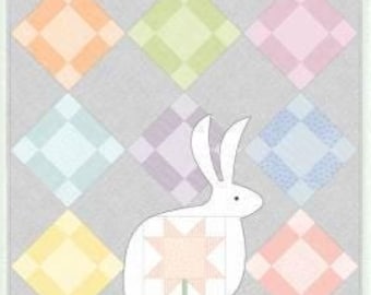 Bunny Love Quilt Pattern from All Through the Night*Bunny Quilt Pattern*Bunny Quilt*Easter Quilt*Spring Quilt*Easter Bunny Quilt*Bunnies*