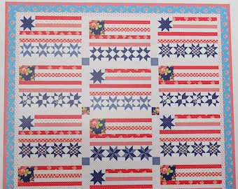 Stars and Stripes Forever Quilt Pattern by Fig Tree Pattern