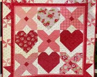 Smoochie Quilt Pattern by Laugh Yourself Into Stitches