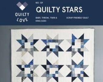 Quilty Stars Quilt Pattern by Quilty Love