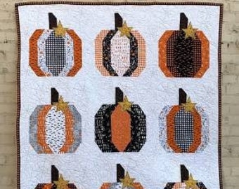 The Pumpkin Patch from Cotton Street Commons*Halloween Quilt*Pumpkin Patch Quilt*Halloween*Fall Quilt Pattern*Pumpkin Quilt*Pumpkins