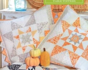 Stars of the Harvest Pillow Pattern by Fig Tree Quilts