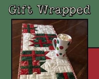 Gift Wrapped Table Runner Pattern by Villa Rosa Designs