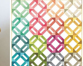 Ombre Weave Quilt Pattern