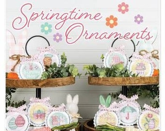 Springtime Ornaments Cross Stitch Pattern by Its Sew Emma