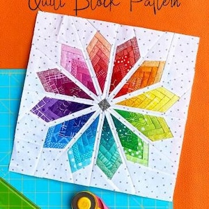 Colorburst Mini Quilt Pattern From Sassafras Lane Designs*mini Quilt ...