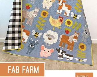 Fab Farm Quilt Pattern by Elizabeth Hartman