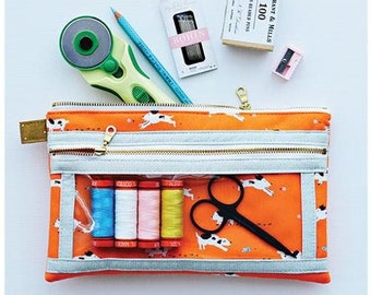 Twice as Nice Pouch Pattern by Aneela Hoey