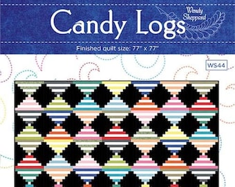 Candy Logs Quilt Pattern by Wendy Sheppard