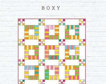 Boxy Quilt Pattern by Gigis Thimble