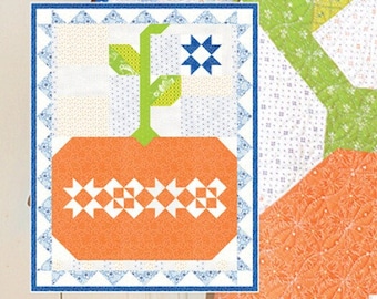 Pumpkin & Denim Quilt Pattern by Fig Tree Co