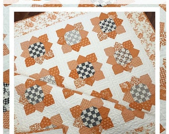 The Pattern Basket Sunflower Seeds Quilt Pattern