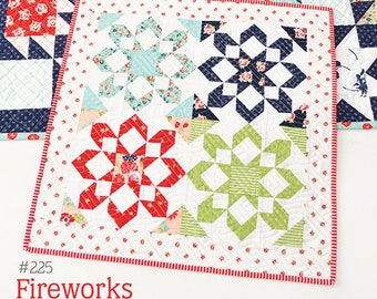 Thimble Blossoms Fireworks Mini Quilt Pattern