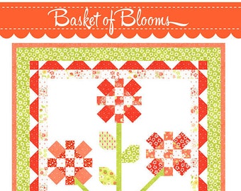 Basket of Blooms Quilt Pattern by Fig Tree Quilts