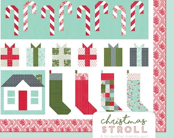 Christmas Stroll Quilt Pattern by Thimble Blossoms