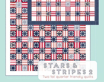 Stars and Stripes 2 Quilt Pattern