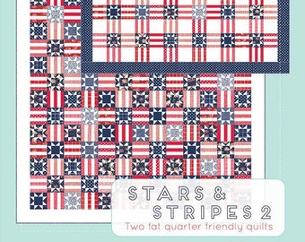 Stars and Stripes 2 Quilt Pattern