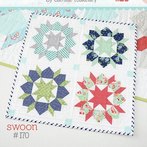 Thimble Blossoms Swoon Mini Quilt Pattern*Patriotic Mini Quilt*Thimble Blossom Mini Quilt*Mini Quilt*Swoon Mini*Mini Quilt Pattern*Swoon*