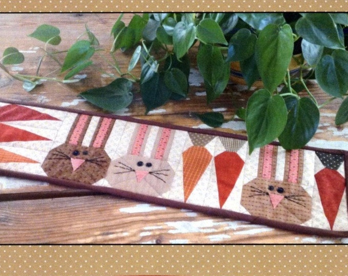 Featured listing image: Spring Garden Mini Runner Pattern by Farmhouse Threads Inc