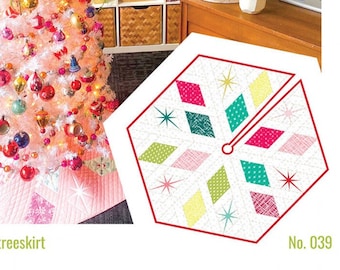 The Atomic Starburst Tree Skirt Pattern