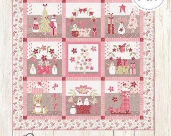 Sweet Christmas BOM Quilt Kit featuring A Very Sweet Christmas by Bunny Hill Designs (CCK 100198)