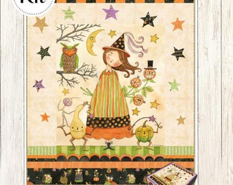 Riley Blake Designs Riley Blake Designs Ghoul Friends Panel Quilt Kit (CKT-16050) Panel Quilt Kit*Halloween Fabric*Whimsical*Teresa Kogut