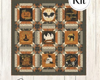 Spooks and Spells Quilt Kit Featuring Home Sweet Haunt by Stacy Iest Hsu for Moda