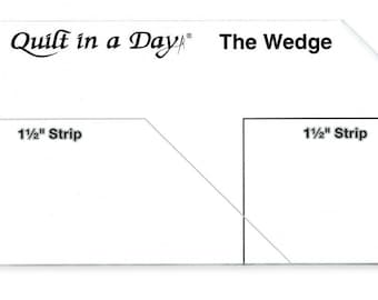 Wedge Ruler Quilt Ruler by Quilt In A Day