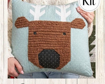Merry Reindeer Pillow Kit (CCK10068) Merry Reindeer Pillow*Reindeer Pillow*Chenille It Reindeer Pillow*