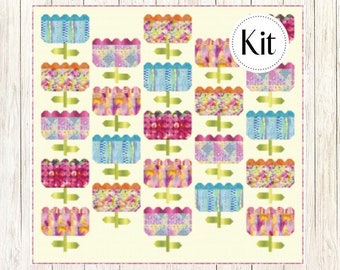 Lollies Quilt Kit Featuring Gradients Auras by Moda (CCK 100133)