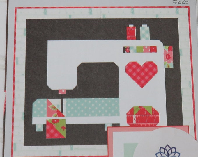 Stitched With Love Mini Quilt Pattern Sewing Machine Mini Etsy