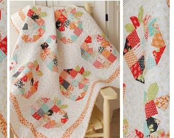 Pumpkin Seeds Quilt Pattern by The Pattern Basket