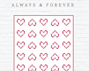 Be Mine Quilt Pattern by Laundry Basket Quilts